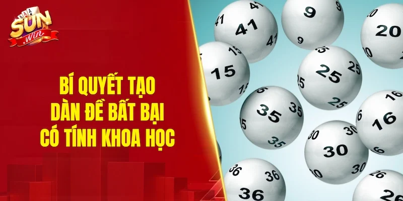 Bí quyết tạo dàn đề bất bại có tính khoa học